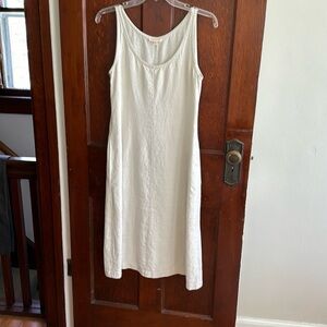Eileen fisher linen tank dress with pockets